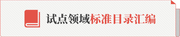 试点领域标准目录汇编